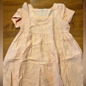 Madewell Peach Mini Dress